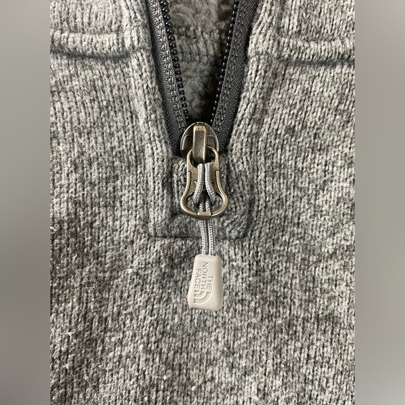 The North Face Women’s Gray Pullover Fleece Quarter Zip Size Small - Picture 4 of 13